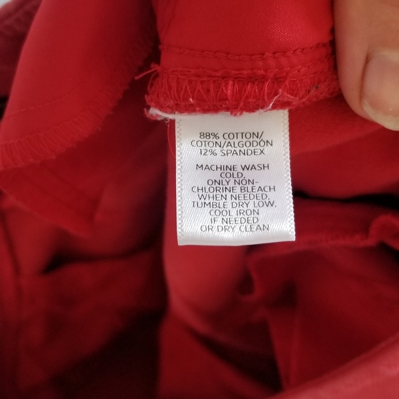 Red work pants - Picture 2 of 4